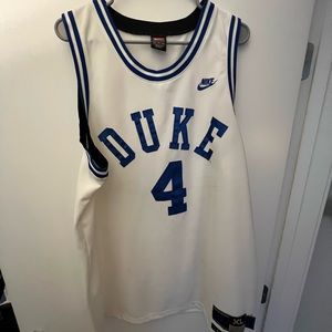 DUKE throwback stitched jersey white